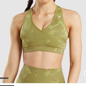 Camo gymshark sports bra